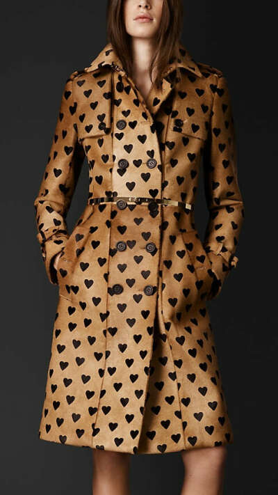 burberry heart trench