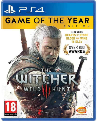 PS4 игра The Witcher 3: Wild Hunt-Game of the Year Edition