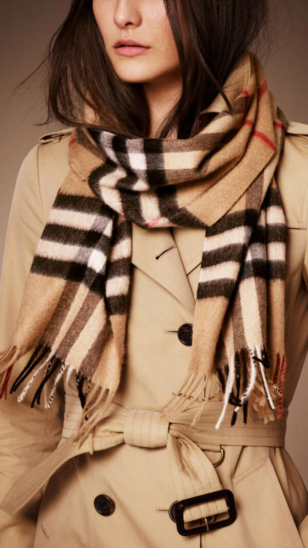 классичесский кашемировый шарф burberry ebay