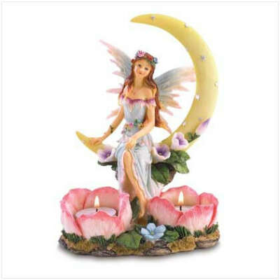 Moonlight Fairy Tealight Candle Holder