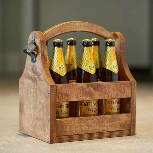 Деревянный ящик для пива