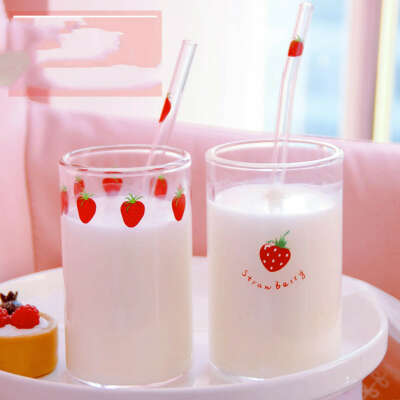 Strawberry Glass Cups from NANA