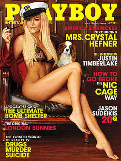 Журнал Playboy со своих фото