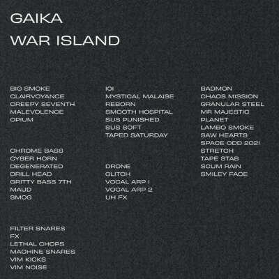Банк звуков Gaika War Island