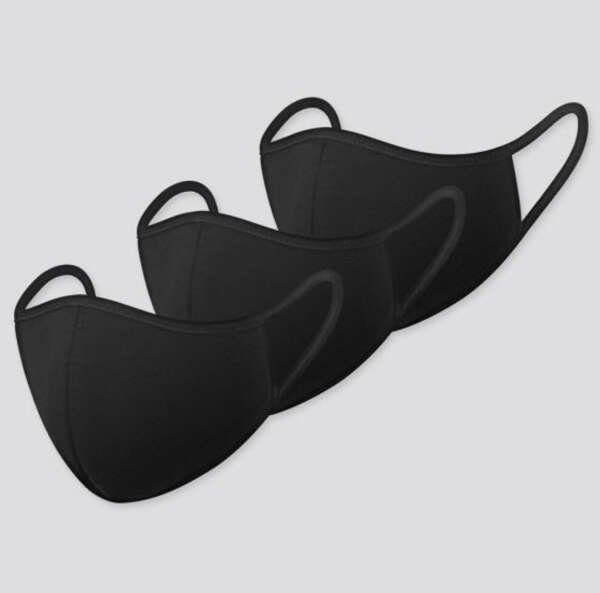 Черные маски Uniqlo размер M