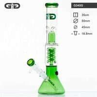 Grace Glass "Green Beaker" Bong