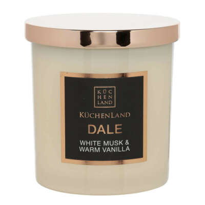 Свеча ароматическая White musk and Warm Vanilla, Dale