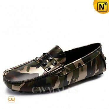 CWMALLS® Designer Camo Driving Loafers CW706166