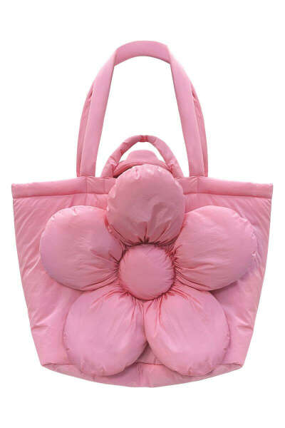 Сумка c цветком Гигант розовая купить в интернет-магазине