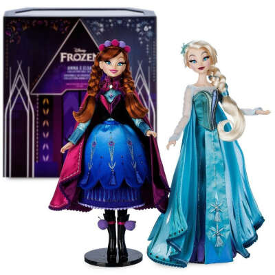 Disney Designer Anna & Elsa D23 Expo 2022 Doll Set Limited Edition
