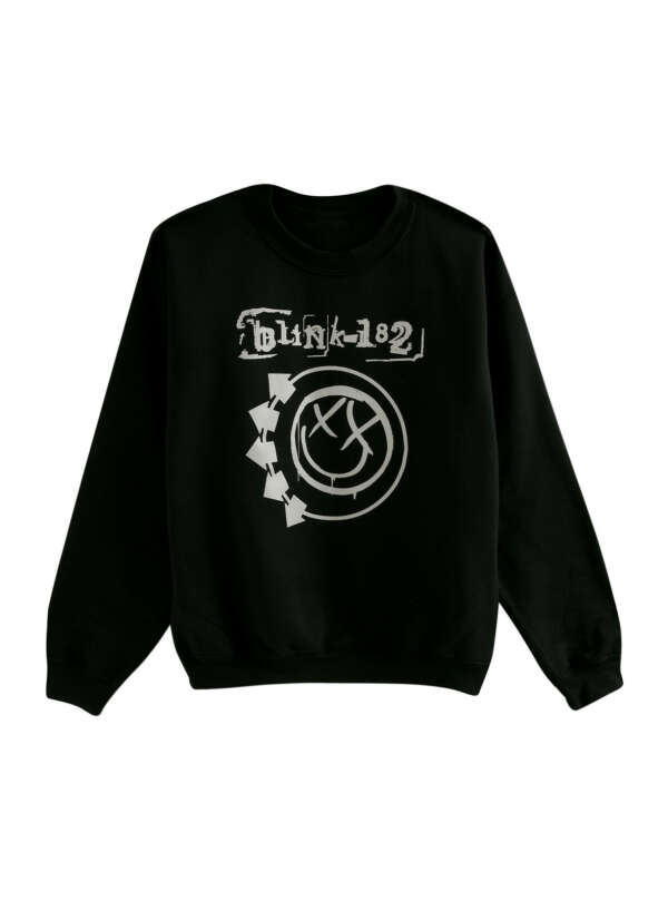 Blink-182 Smiley Logo Crewneck Sweatshirt