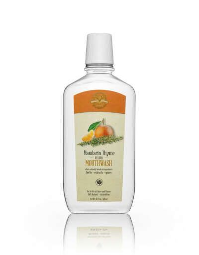 ALL-NATURAL ALCOHOL-FREE MANDARIN THYME XYLITOL MOUTHWASH 16 FL OZ