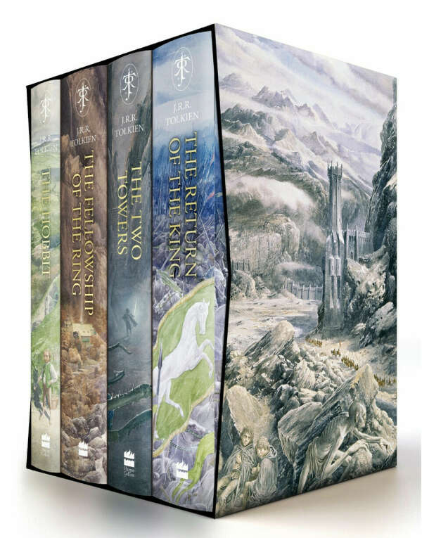 Сет книг Lord of The Rings (англ, илл. Alan Lee)