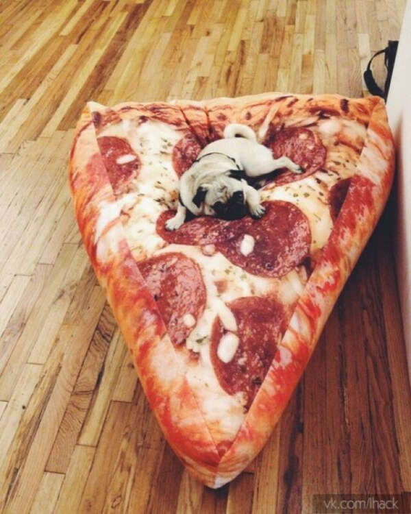 Пуф в форме пиццы