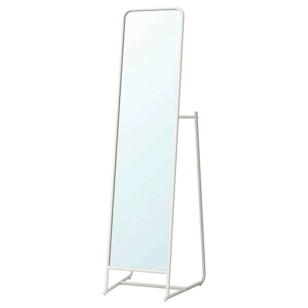 КНАППЕР Зеркало Напольное, белый, 48x160 см купить в интернет-магазине - IKEA