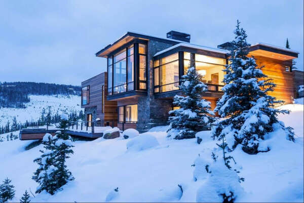 Own house near mountains