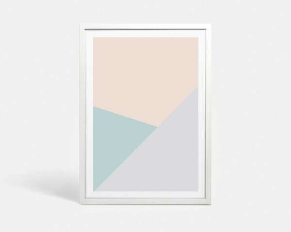 TRIANGLE GEOMETRIC PRINT NO.1 - HOMELY SPACE