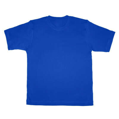 Синяя оверсайз футболка