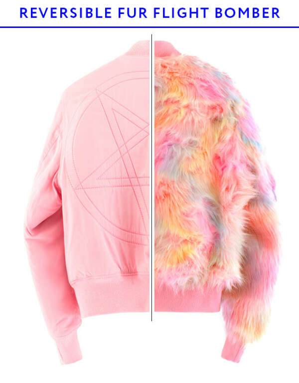 REVERSIBLE FUR FLIGHT BOMBER