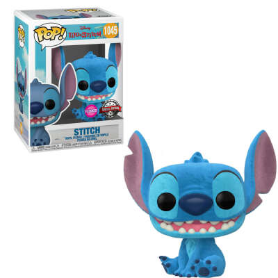 Фигурка Funko POP! Lilo & Stitch: Seated Stitch (Стикер Special Edition/Flocked)