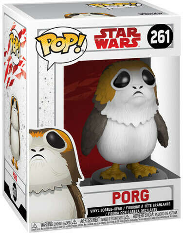 Фигурка Funko POP: Star Wars: The Last Jedi – Porg Bobble-Head (9,5 см)