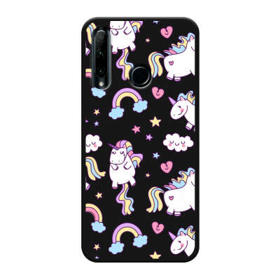 Матовый силиконовый чехол Sweet unicorns dreams на Honor 20 Lite/10i/20e/Huawei P Smart Plus 2019 / Хонор 10i