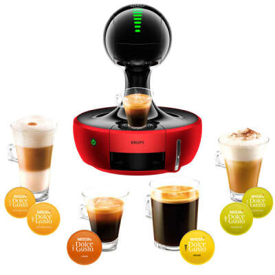 Капсульная кофемашина KRUPS Drop Red KP3505 Nescafe Dolce Gusto