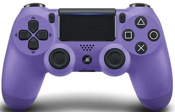 фиолетовый геймпад Dualshock 4