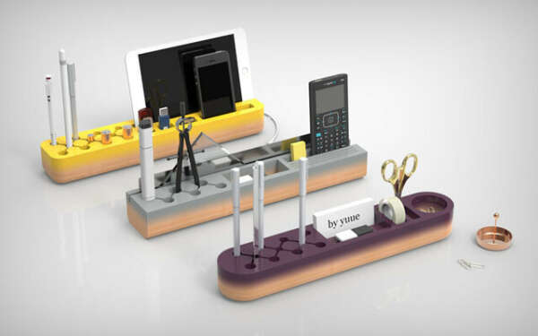 Дизайнеры из Yuue design придумали самый простой органайзер для рабочего стола