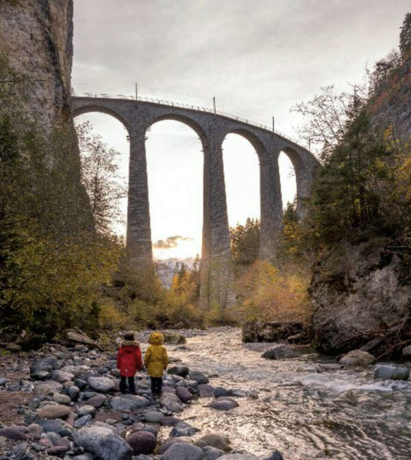 Landwasser Viaduct Швейцария
