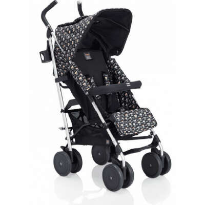 Fendi Black Monster Logo Stroller