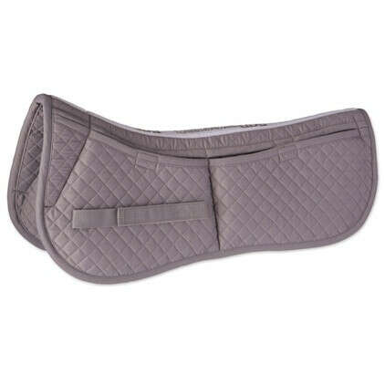 Equine Comfort Cotton Correction 4 Pocket Half Pad with Memory Foam Inserts