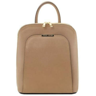 TL Bag - Saffiano leather backpack for women