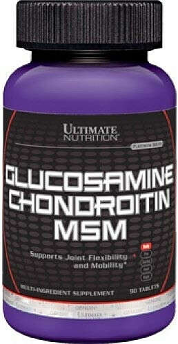 Ultimate Nutrition Glucosamine & Chondroitin & MSM 90 таблеток