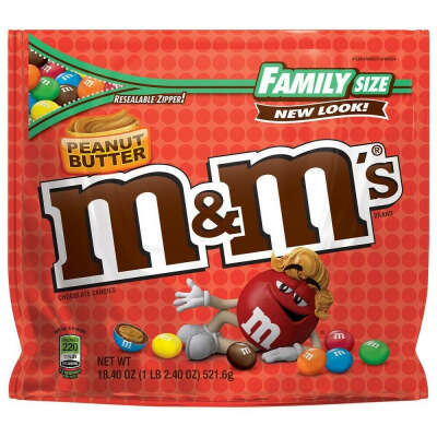 Огромная упаковка M&m’s