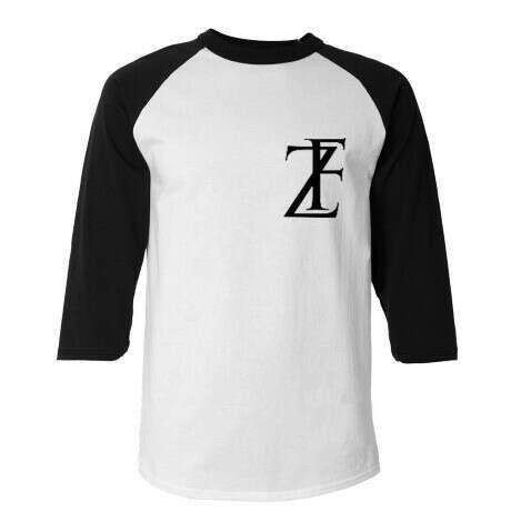 FZ Black/White Baseball T-Shirt