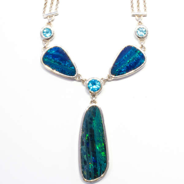 Aust Opal Handmade Necklace