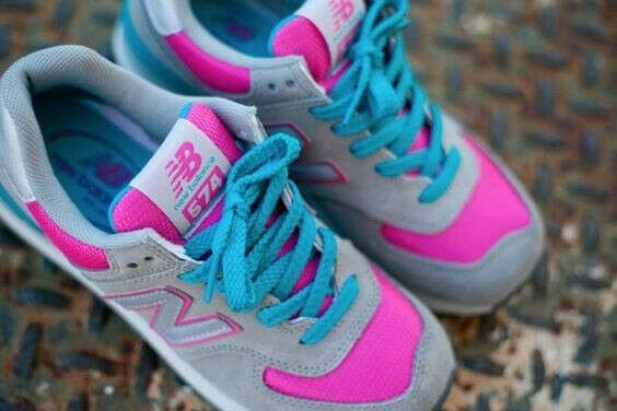 New Balance пара с отделкой magenta