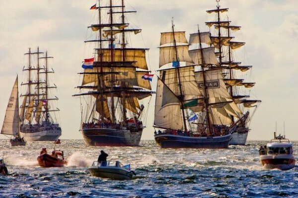 Ships parade, Amsterdam