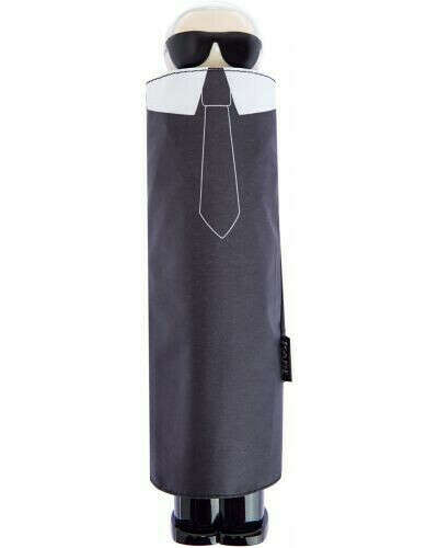 Зонт складной Karl Lagerfeld IKONIK, цвет: черный, KA025DWJSKI4