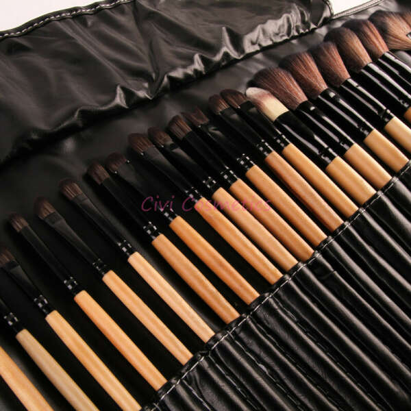 Stock Clearance !!! 32Pcs Print Logo Makeup Brushes Professional Cosmetic Make Up Brush Set The Best Quality!-in Makeup Brushes & Tools from Beauty & Health on Aliexpress.com