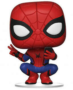 Фигурка Funko POP: Spider-Man: Far From Home – Spider-Man Hero Suit Bobble-Head (9,5 см)