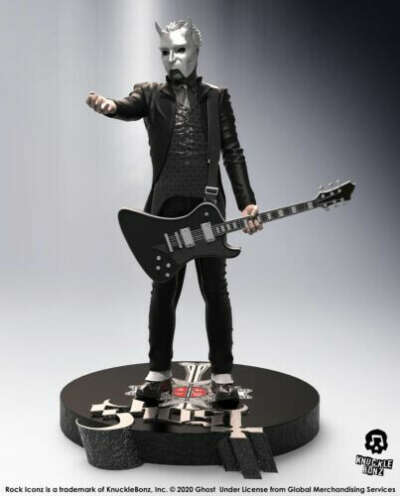 Knucklebonz Rock Iconz: Ghost - Nameless Ghoul Black Guitar Statue