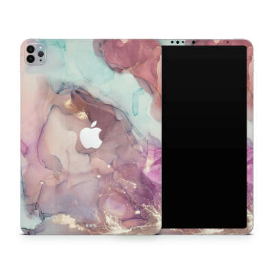 Stained Glass Apple iPad Pro Skin (+ Pencil and AirPods skins)