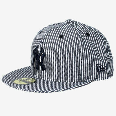 NEW ERA CZAPKA PINSTRIPE NY YANKEES NAV/WHT