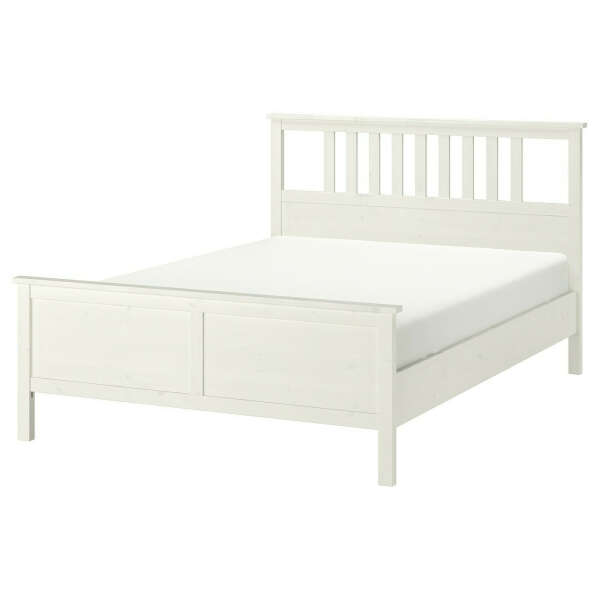 ХЕМНЭС Каркас кровати, белая морилка, 160x200 см - IKEA