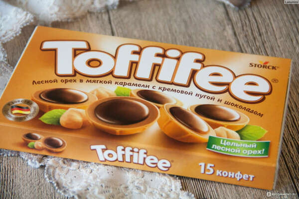 Toffifee конфеты.