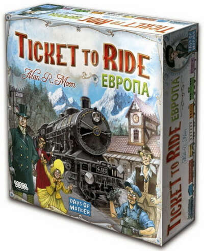 Ticket to Ride. Европа (Ticket to Ride: Europe) купить по низкой цене в Киеве, Харькове, Днепре, Одессе, Львове, Запорожье, Украине | интернет магазин Игромаг Igromag