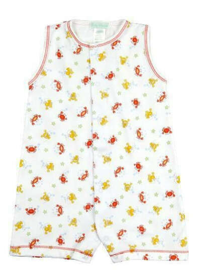 Baby Threads Crab and Lobster print baby romper
