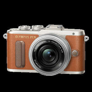 Фотоаппарат Olympus PEN E-PL8 Pancake Kit с 14-42 EZ коричневый (V205082NE000)